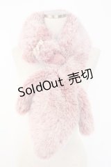 Emily Temple cute / フォックスマフラー  ピンク T-25-11-28-032-ET-ZA-SA-ZI