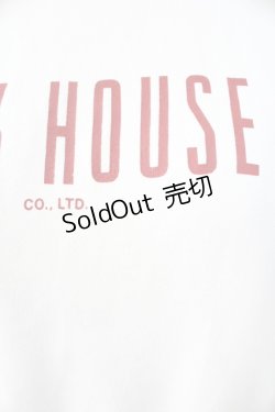 画像3: PINK HOUSE / ロゴプリントトレーナー  アイボリーＸ赤 T-25-11-28-005-LO-TO-SA-ZI