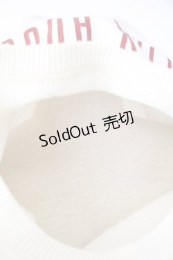 画像4: PINK HOUSE / ロゴプリントトレーナー  アイボリーＸ赤 T-25-11-28-005-LO-TO-SA-ZI