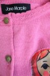 画像5: Jane Marple / マトリョーシカのデコパージュカーディガン M ピンク T-25-11-28-009-JM-TO-SA-ZI (5)