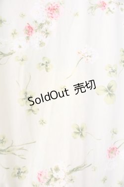 画像3: PINK HOUSE / シロツメクサ柄半袖ワンピース  グリーン T-25-11-28-012-LO-OP-SA-ZI