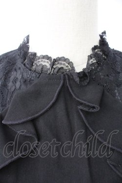 画像3: Rojita / 肩レースブローチ付きワンピース  黒 T-25-11-28-014-LO-OP-SA-ZI