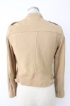 画像2: Jane Marple Dans Le Salon / チノライダースジャケット M ベージュ T-25-11-28-017-JM-JA-SA-ZI (2)
