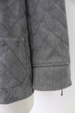 画像4: INGEBORG / カメリアひし形裏地ジャケット  グレー T-25-11-28-018-LO-JA-SA-ZI