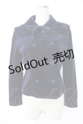 Jane Marple / 別珍ダブルボタンジャケット  ネイビー T-25-11-28-020-JM-JA-SA-ZI