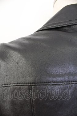 画像3: Jane Marple Dans Le Salon / フェイクレザーライダース M ブラック T-25-11-28-021-JM-JA-SA-ZT