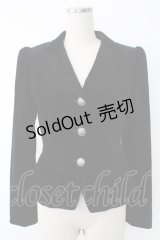 Jane Marple / 別珍ジャケット M ブラック T-25-11-28-022-JM-JA-SA-ZI