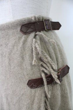 画像3: INGEBORG / サイド2連ベルトスカート  グレー T-25-11-28-024-LO-SK-SA-ZI