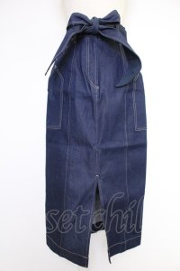axes femme POETIQUE / デニムロングタイトスカート  インディゴ T-25-12-03-039-AX-SK-SA-ZI
