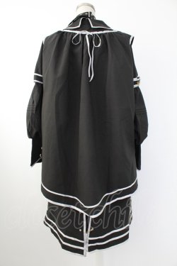 画像2: 豹了介猫 / ミリタリー風セットアップ S 黒Ｘゴールド T-25-12-03-048-LO-OP-SA-ZT