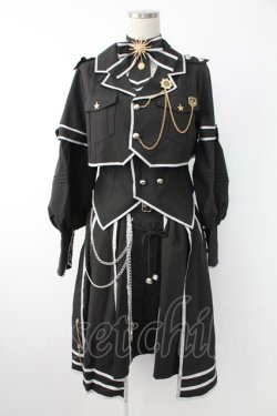 画像3: 豹了介猫 / ミリタリー風セットアップ S 黒Ｘゴールド T-25-12-03-048-LO-OP-SA-ZT