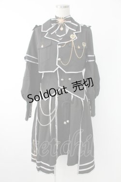 画像3: 豹了介猫 / ミリタリー風セットアップ S 黒Ｘゴールド T-25-12-03-048-LO-OP-SA-ZI