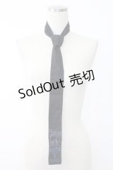 PUTUMAYO / シャンデリアプリントネクタイ　  黒Ｘパープル T-25-12-03-050-PT-ZA-SA-ZI