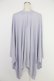 画像2: axes femme / バラ釦付UVイレヘムポンチョ  ラベンダー T-25-12-03-013-AX-TO-SA-ZT (2)