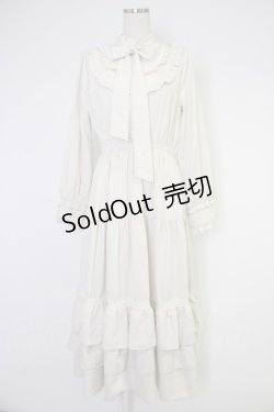 画像1: axes femme / 20th/クラシカルワンピース  ベージュ T-25-12-03-026-AX-BL-SA-ZT