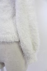 画像3: axes femme POETIQUE / 鈎針編み襟デザインニットプルオーバー  アイボリー T-25-12-03-003-AX-TO-SA-ZI (3)
