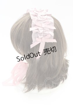 画像2: Chalmiere / フリルヘッドドレス  ピンク T-25-12-04-037-LO-AC-SA-ZT