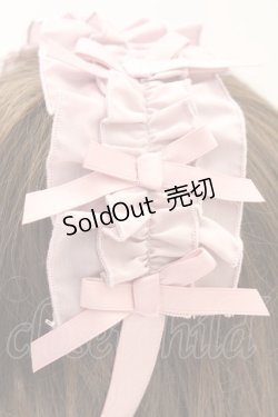 画像3: Chalmiere / フリルヘッドドレス  ピンク T-25-12-04-037-LO-AC-SA-ZT