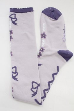 画像2: Chalmiere / フローラパールオーバーニー  ラベンダー T-25-12-04-010-LO-ZA-SA-ZT