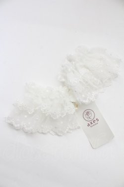 画像2: axes femme kawaii / ファンシーリボンお袖留め  ホワイト T-25-12-04-013-AX-ZA-SA-ZT