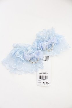 画像1: axes femme kawaii / ファンシーリボンお袖留め  サックス T-25-12-04-014-AX-ZA-SA-ZT