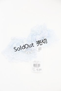 画像1: axes femme Kawaii / ファンシーリボンお袖留め  サックス T-25-12-04-014-AX-ZA-SA-ZT437-F007