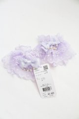 Chalmiere / ファンシーリボンお袖留め  ラベンダー T-25-12-04-015-LO-ZA-SA-ZT