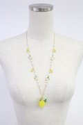 axes femme / フルーツモチーフネックレス  イエロー T-25-12-04-020-AX-AC-SA-ZT