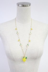 axes femme / フルーツモチーフネックレス  イエロー T-25-12-04-020-AX-AC-SA-ZT