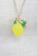 画像2: axes femme / フルーツモチーフネックレス  イエロー T-25-12-04-020-AX-AC-SA-ZT (2)