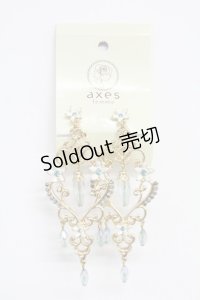 axes femme POETIQUE / アラビアンイヤリング  サックス T-25-12-04-023-AX-AC-SA-ZT