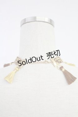 画像2: axes femme / タッセルブレードチョーカー  イエロー T-25-12-04-024-AX-ZA-SA-ZT437-F007