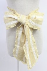 PINK HOUSE / 配色使いローンサッシュベルト  イエロー T-25-12-04-026-LO-ZA-SA-ZT