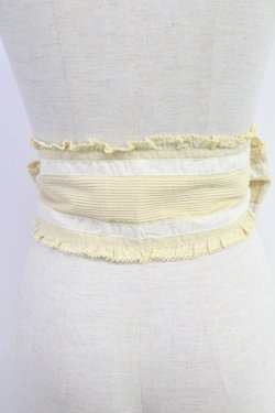 画像2: PINK HOUSE / 配色使いローンサッシュベルト  イエロー T-25-12-04-026-LO-ZA-SA-ZT