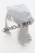 PINK HOUSE / ジャガードニット帽  ブルー T-25-12-04-028-LO-ZA-SA-ZT