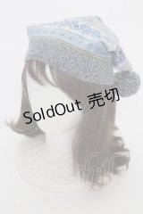 PINK HOUSE / ジャガードニット帽  ブルー T-25-12-04-028-LO-ZA-SA-ZT