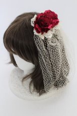 画像1: axes femme / プリエールヘッドドレス  キナリ T-25-12-04-030-AX-AC-SA-ZT437-F007 (1)