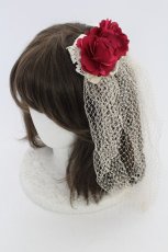 画像1: axes femme / プリエールヘッドドレス  キナリ T-25-12-04-031-AX-AC-SA-ZT437-F007 (1)