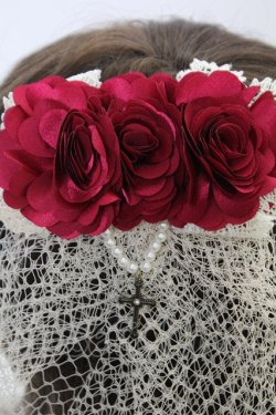 画像2: axes femme / プリエールヘッドドレス  キナリ T-25-12-04-031-AX-AC-SA-ZT