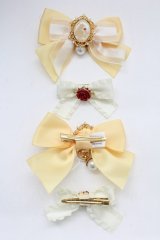 Amavel / Beauty and the Beast クワッドリボンクリップ  イエロー T-25-12-04-033-CA-ZA-SA-ZT