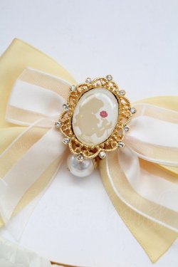 画像2: Amavel / Beauty and the Beast クワッドリボンクリップ  イエロー T-25-12-04-033-CA-ZA-SA-ZT