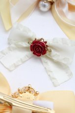 画像3: Amavel / Beauty and the Beast クワッドリボンクリップ  イエロー T-25-12-04-033-CA-ZA-SA-ZT422-F002 (3)