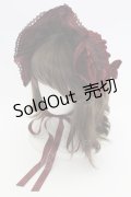 axes femme kawaii / ベルベットドールハーフボンネット  ワイン T-25-12-04-034-AX-AC-SA-ZT422-F002
