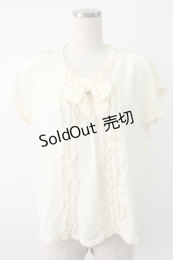 画像1: INGEBORG / レース配色プルブラウス  アイボリー T-25-12-07-001-LO-TO-OW-ZT492