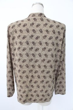 画像2: KANEKO ISAO / 花総柄ブラウス  ベージュ T-25-12-07-005-EL-BL-OW-ZT