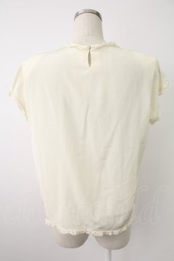 画像2: INGEBORG / レース配色プルブラウス  アイボリー T-25-12-07-001-LO-TO-OW-ZT