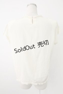 画像2: INGEBORG / レース配色プルブラウス  アイボリー T-25-12-07-001-LO-TO-OW-ZT492