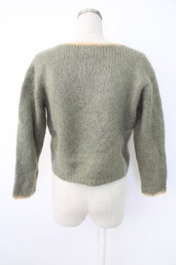 画像2: PINK HOUSE / ロゴニット  グリーン T-25-12-07-010-LO-TO-OW-ZT