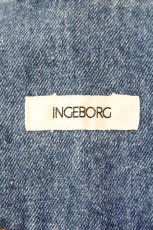 画像3: INGEBORG / ボタン配色デニムベスト  ブルー T-25-12-07-015-LO-TO-OW-ZT474 (3)