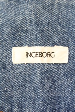 画像3: INGEBORG / ボタン配色デニムベスト  ブルー T-25-12-07-015-LO-TO-OW-ZT